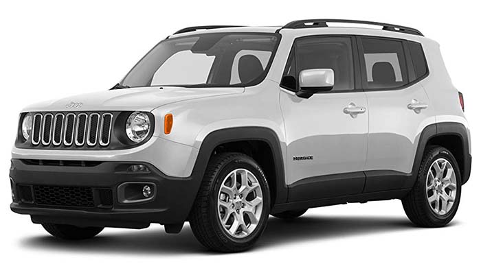 2019-es Jeep Renegade elölről