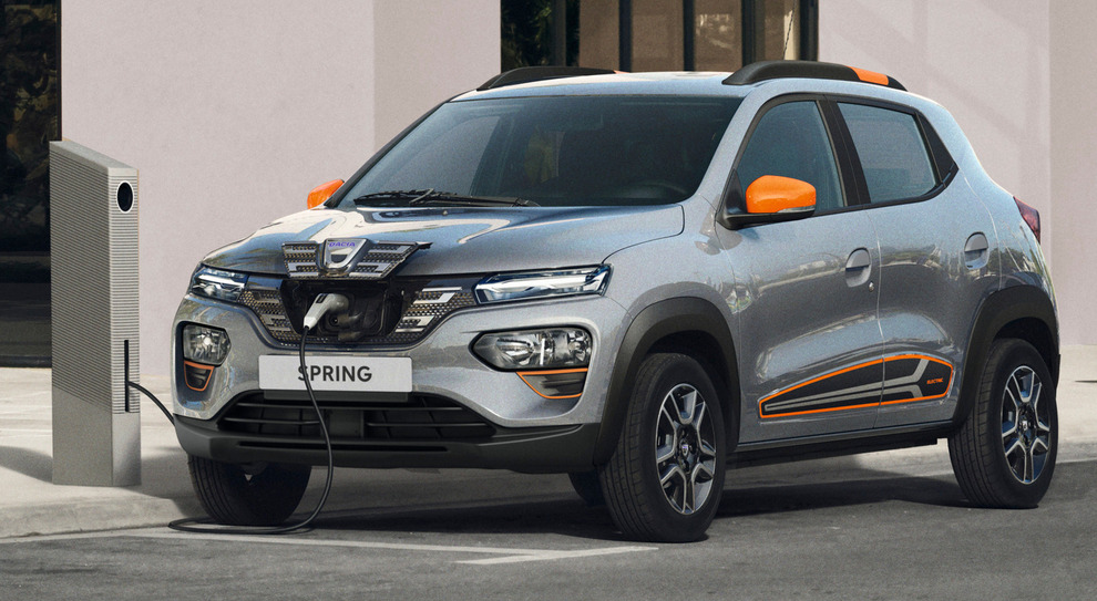 Dacia Spring töltés közben